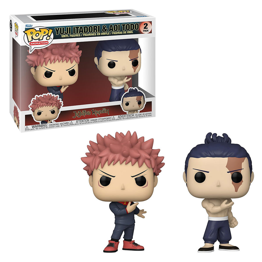 FUNKO POP ANIMATION JUJUTSU KAISEN - YUJI ITADORI & AOI TODO 2-PACK (72041)