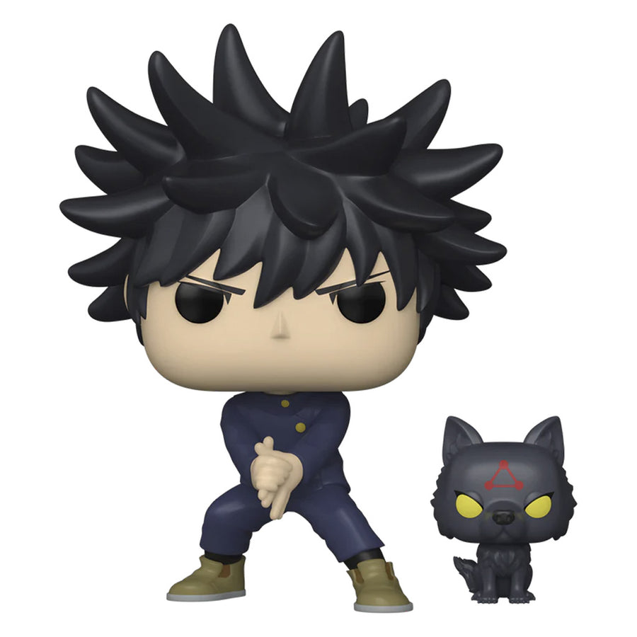 ANIMACIÓN FUNKO POP - JUJUTSU KAISEN - MEGUMI FUSHIGURO CON DIVINO PERRO 1112