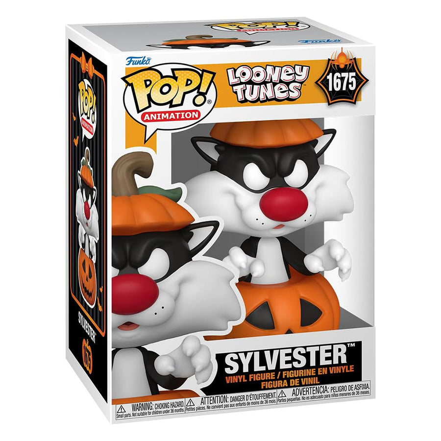 FUNKO POP ANIMATION LOONEY TUNES - SYLVESTER WITH PUMPKIN 1675