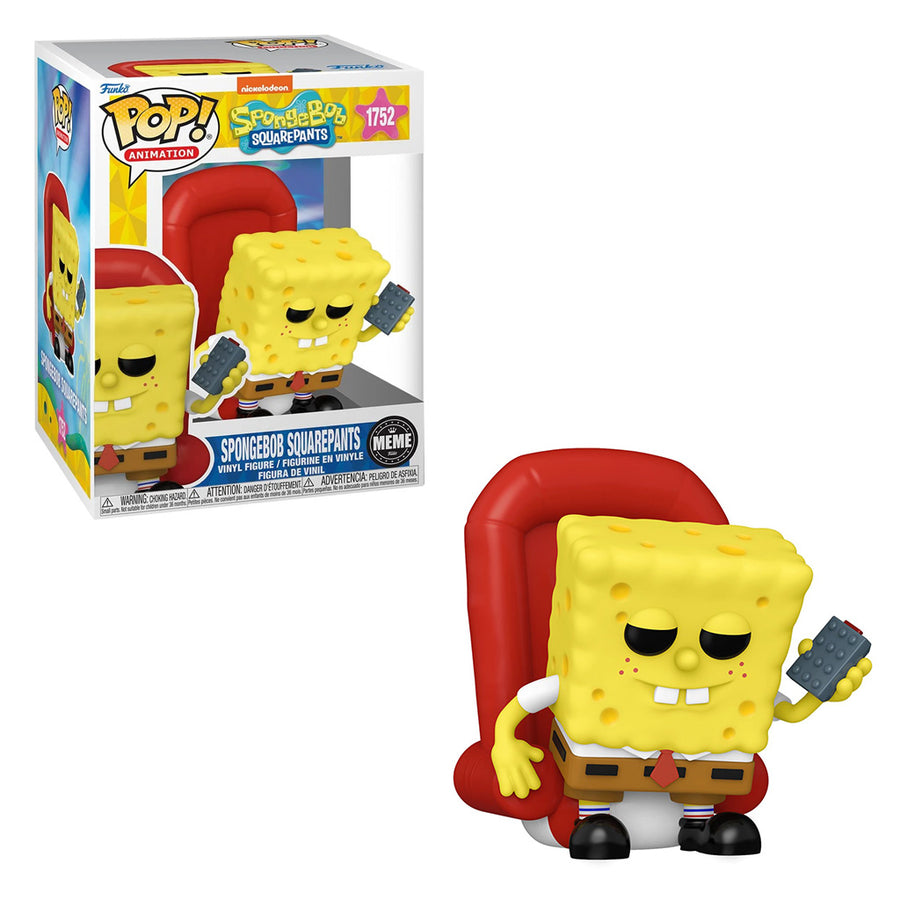 FUNKO POP ANIMATION: MEME SPONGEBOB SQUAREPANTS 1752 BRINDE
