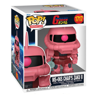 FUNKO POP ANIMATION MOBILE SUIT GUNDAM SUPER SIZED POP 6" EXCLUSIVE - MS-06S CHAR'S ZAKU II 1717
