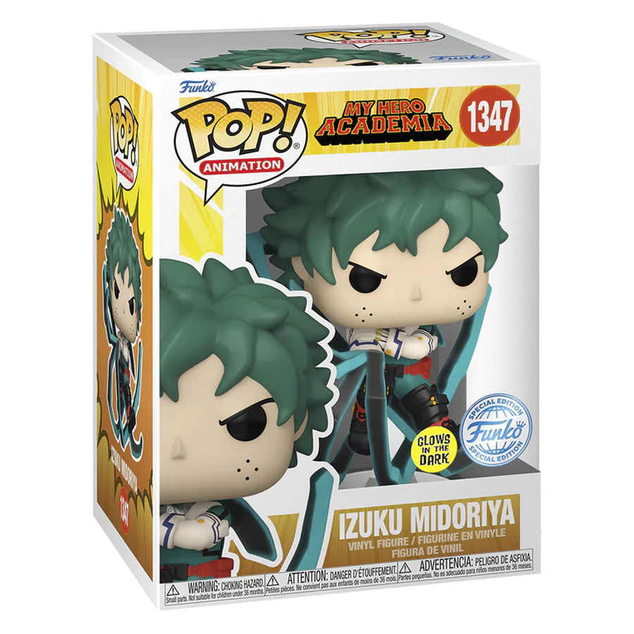 FUNKO POP ANIMATION MY HERO ACADEMIA EXCLUSIVE - IZUKU MIDORIYA (GLOWS IN THE DARK) 1347