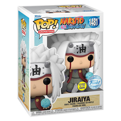 FUNKO POP ANIMATION NARUTO SHIPPUDEN EXCLUSIVE - JIRAIYA 1481 (GLOWS IN THE DARK)