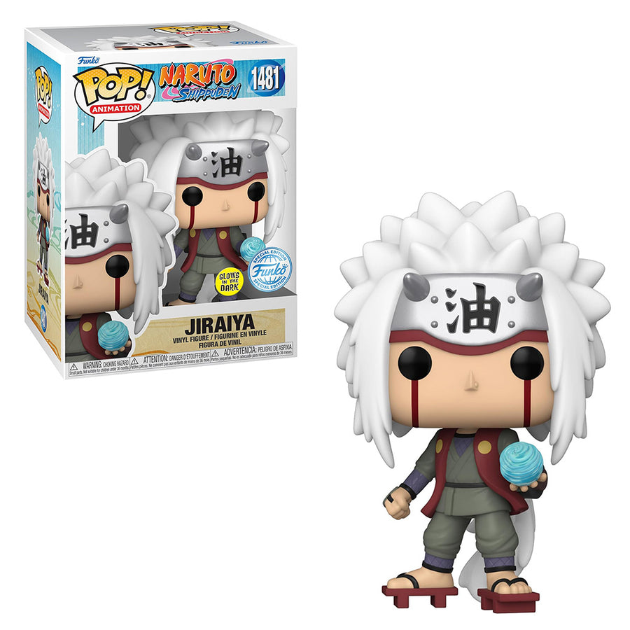 FUNKO POP ANIMATION NARUTO SHIPPUDEN EXCLUSIVE - JIRAIYA 1481 (GLOWS IN THE DARK)