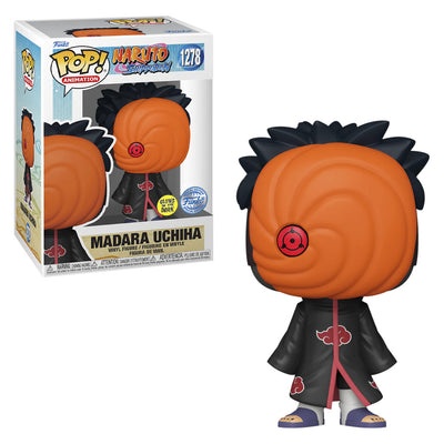 FUNKO POP ANIMATION NARUTO SHIPPUDEN EXCLUSIVE - MADARA UCHIHA 1278 (GLOWS IN THE DARK)