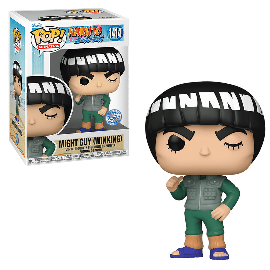 FUNKO POP ANIMATION NARUTO SHIPPUDEN EXCLUSIVE - MIGHT GUY 1414 BRINDE