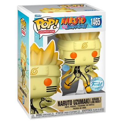 FUNKO POP ANIMATION NARUTO SHIPPUDEN EXCLUSIVE - NARUTO UZUMAKI KURAMA LINK MODE 1465