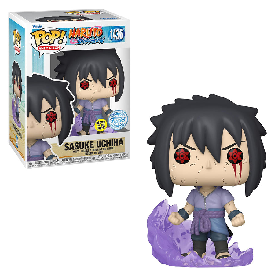 FUNKO POP ANIMATION NARUTO SHIPPUDEN EXCLUSIVE - SASUKE UCHIHA (1436)