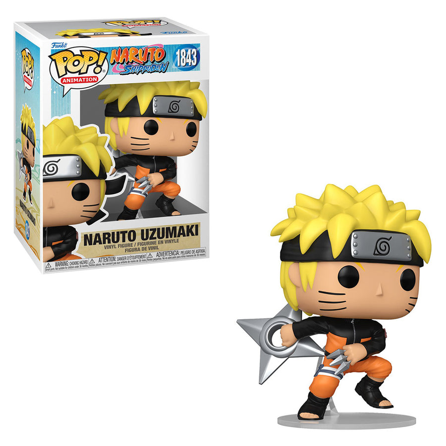 FUNKO POP ANIMATION NARUTO SHIPPUDEN - NARUTO UZUMAKI 1843 BRINDE