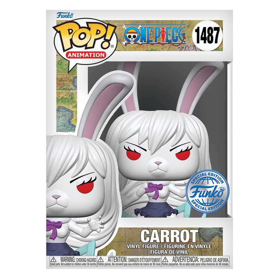 FUNKO POP ANIMATION ONE PIECE EXCLUSIVE - CARROT 1487 (GLOWS IN THE DARK) 1487