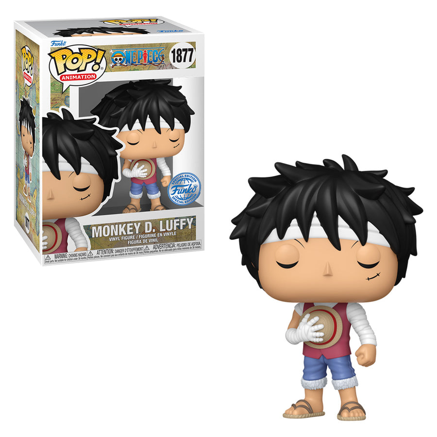 FUNKO POP ANIMATION ONE PIECE EXCLUSIVE - MONKEY D. LUFFY 1877