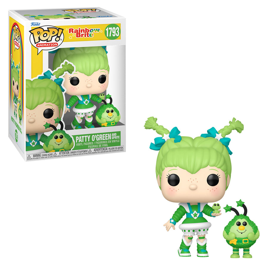 FUNKO POP ANIMATION RAINBOW BRITE - PATTY O'GREEN AND SPRITE 1793 BRINDE