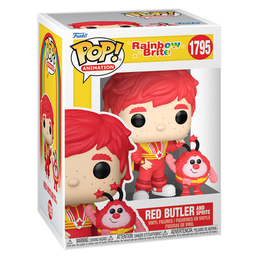 FUNKO POP ANIMATION RAINBOW BRITE - RED BUTLER AND SPRITE 1795