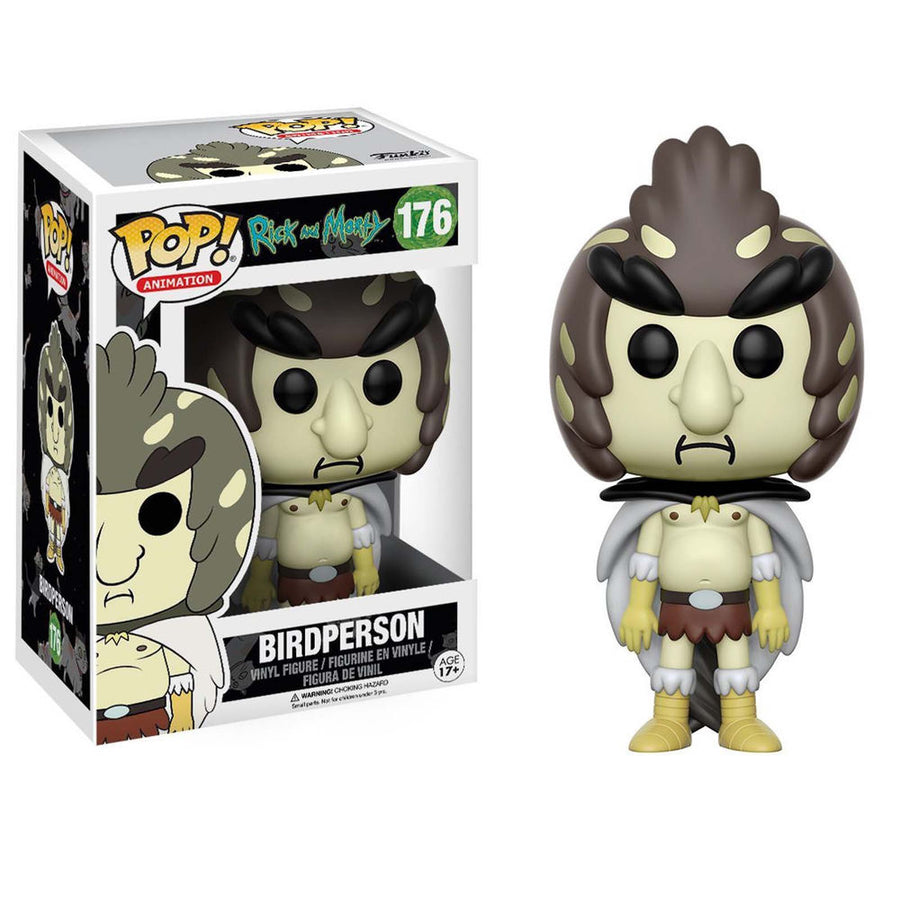FUNKO POP ANIMATION RICK AND MORTY - BIRDPERSON 176 BRINDE
