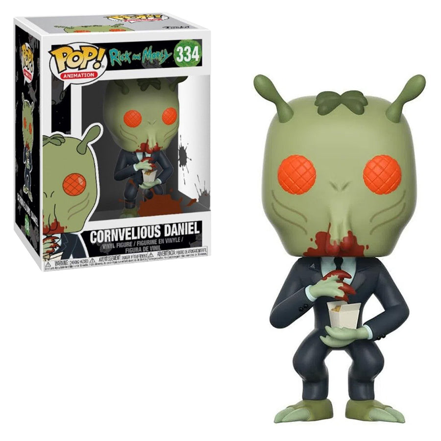FUNKO POP ANIMATION RICK AND MORTY - CORNVELIOUS DANIEL 334 BRINDE