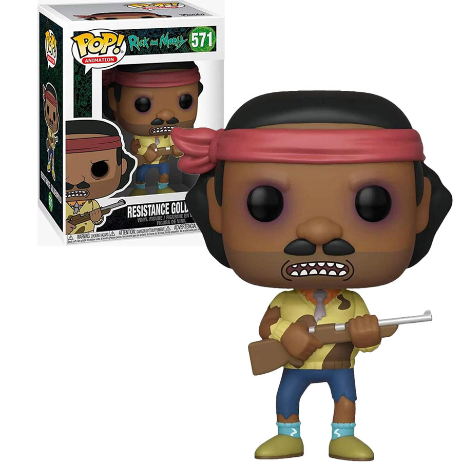 FUNKO POP ANIMATION RICK AND MORTY - RESISTANCE GOLDENFOLD 571 BRINDE