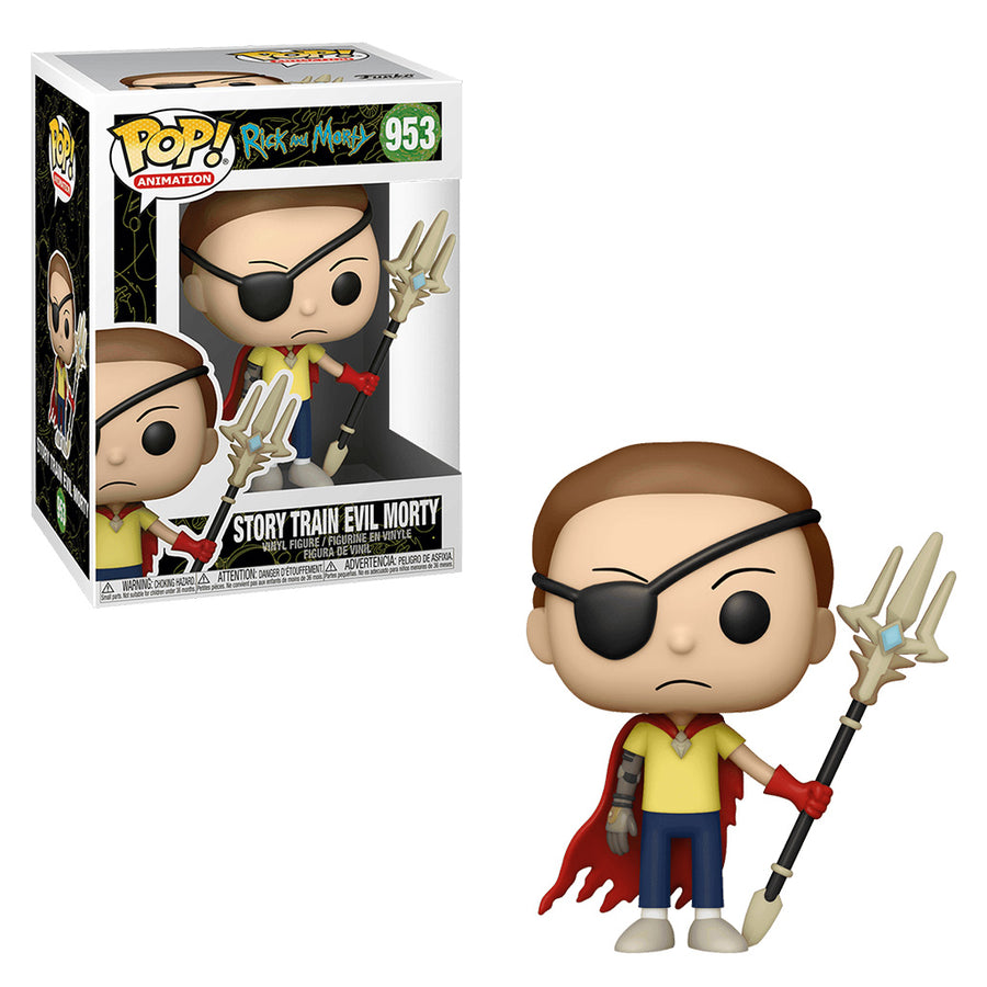 FUNKO POP ANIMATION RICK AND MORTY - STORY TRAIN EVIL MORTY 953 BRINDE