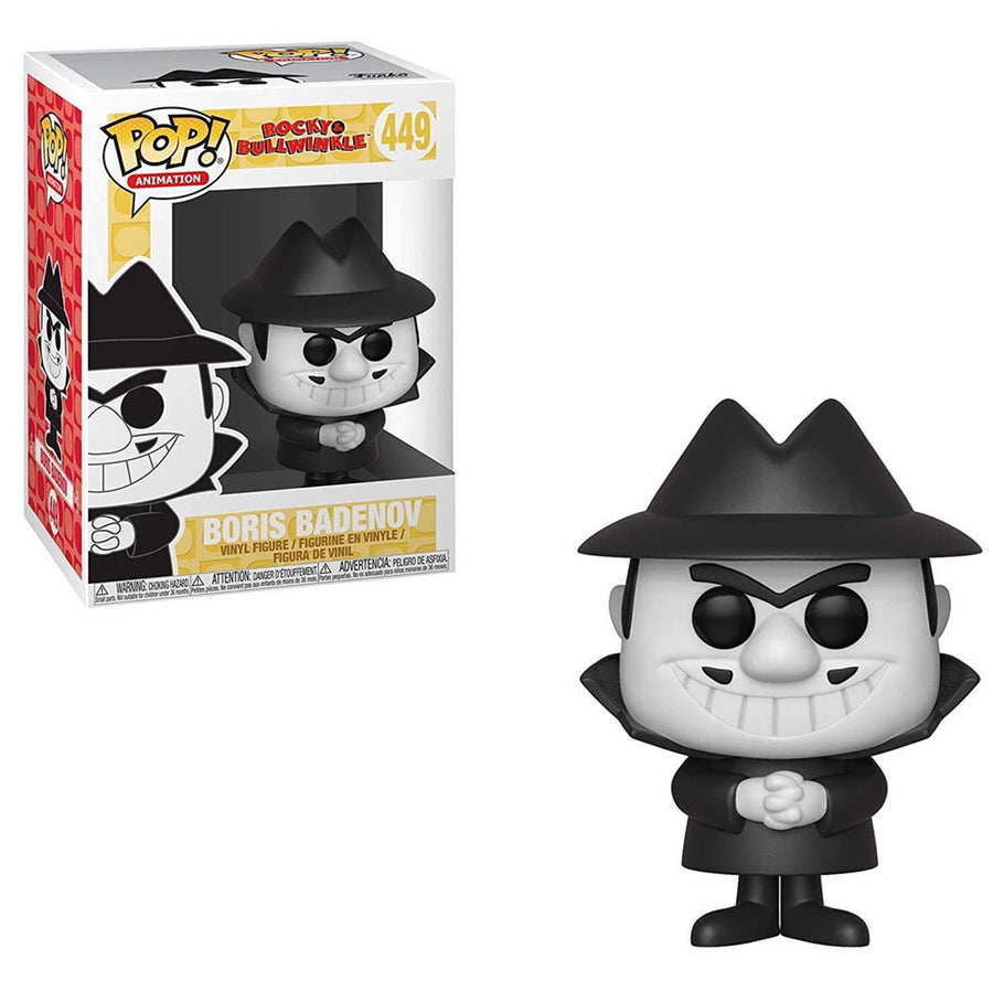 FUNKO POP ANIMATION ROCKY BULLWINKLE - BORIS BADENOV 449