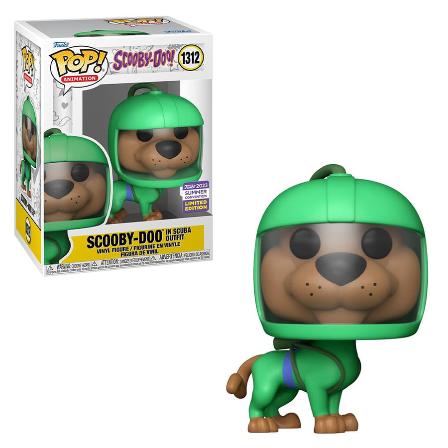 FUNKO POP ANIMATION SCOOBY-DO SAN DIEGO COMIC CON 2023 - SCOOBY IN SCUBA OUTFIT 1312