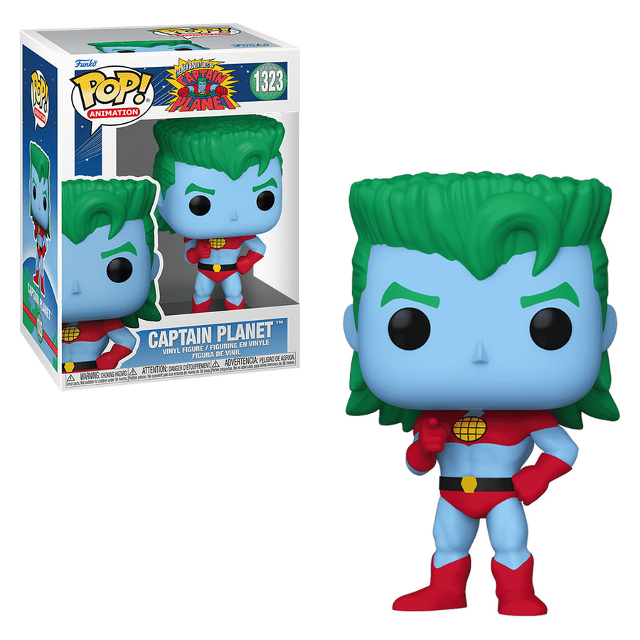 FUNKO POP ANIMATION THE NEW ADVENETURES OF CAPTAIN PLANET - CAPITÃO PLANETA 1323 BRINDE