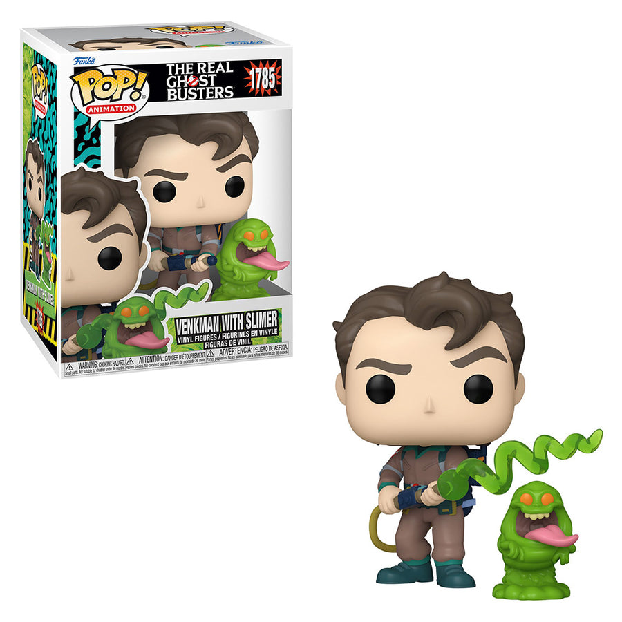 FUNKO POP ANIMATION THE REAL GHOSTBUSTERS - VENKMAN WITH SLIMER 1785 BRINDE