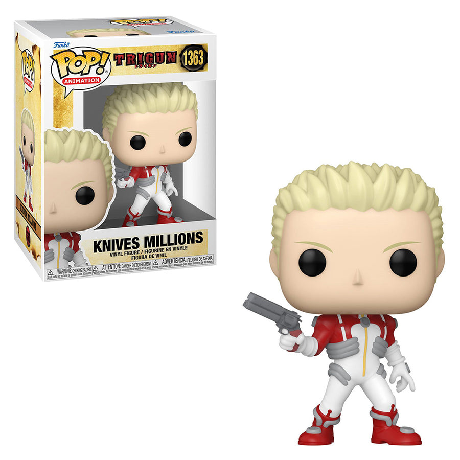 FUNKO POP ANIMATION TRIGUN - KNIVES MILLIONS 1363 BRINDE