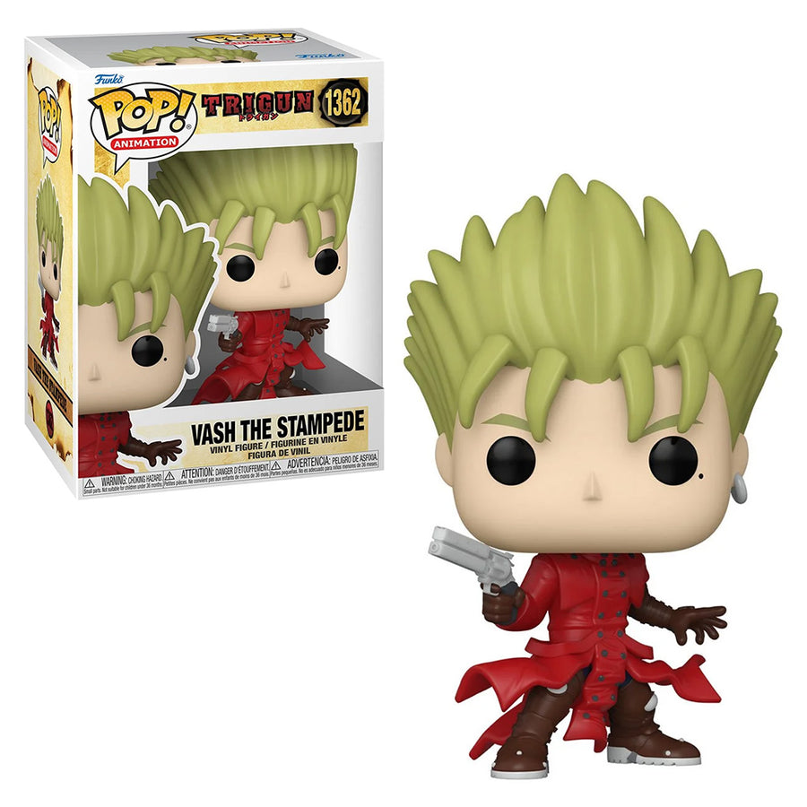 FUNKO POP ANIMATION TRIGUN - VASH THE STAMPEDE 1362 BRINDE