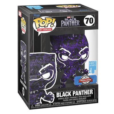 FUNKO POP ART SERIES MARVEL BLACK PHANTER EXCLUSIVE - BLACK PANTHER 70