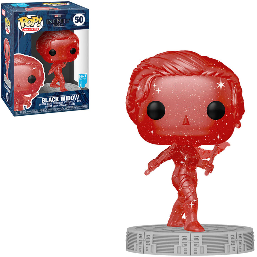 FUNKO POP ART SERIES MARVEL THE INFINITY SAGA - BLACK WIDOW 50 BRINDE