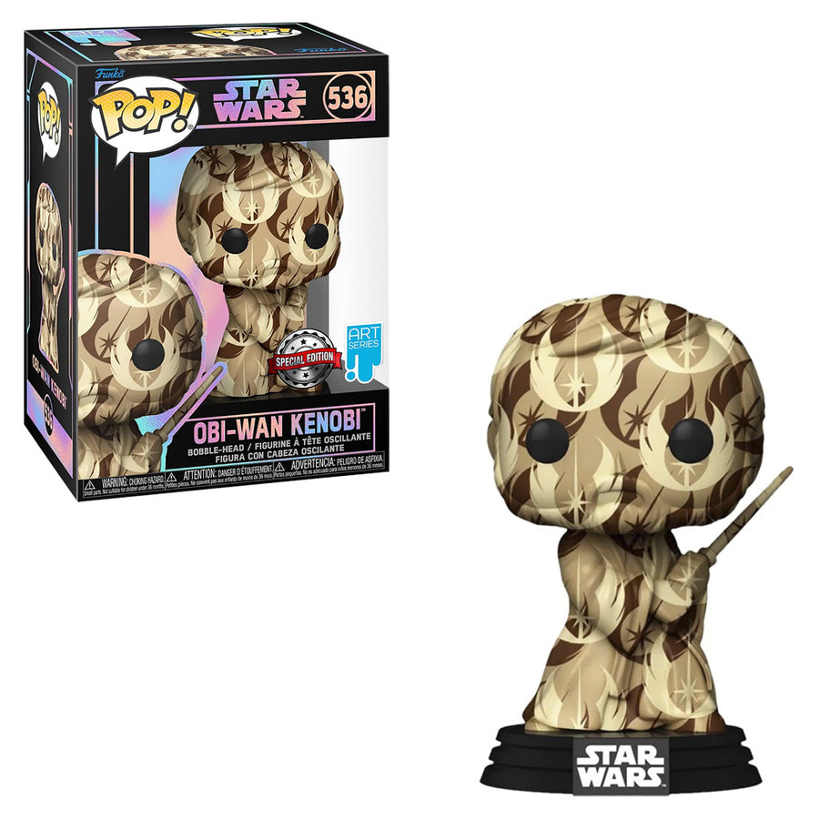 FUNKO POP ART SERIES STAR WARS OBI-WAN EXCLUSIVE - OBI-WAN KENOBI 536 BRINDE