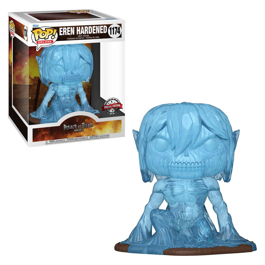 FUNKO POP ATTACK ON TITAN EXCLUSIVE - EREN HARDENED 1174 (SUPER SIZED 6'') BRINDE