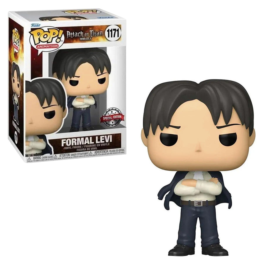 FUNKO POP ATTACK ON TITAN EXCLUSIVE - FORMAL LEVI 1171 BRINDE