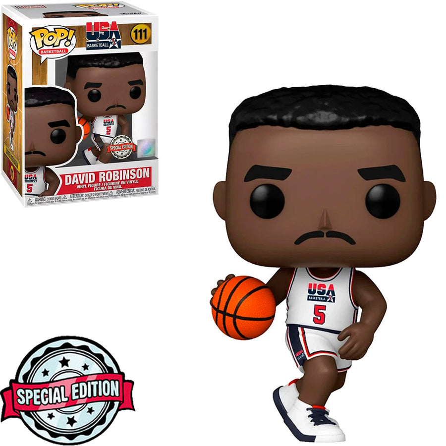 FUNKO POP USA BASKETBALL EXCLUSIVE - DAVID ROBINSON 111 BRINDE