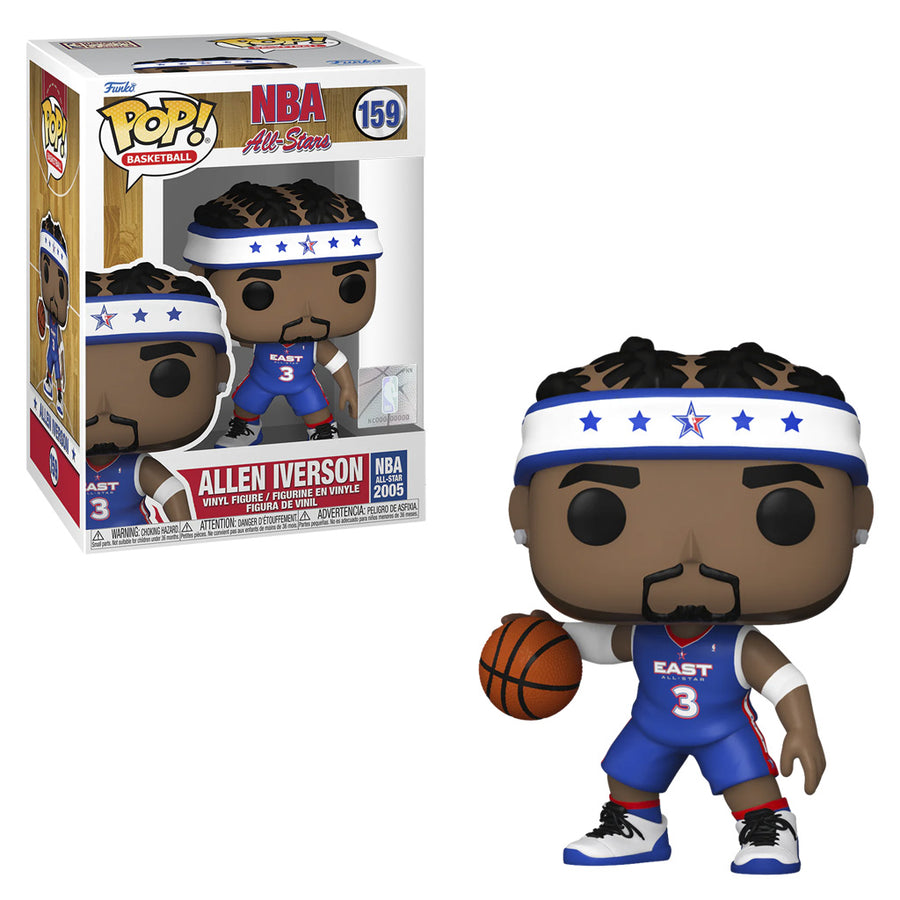 FUNKO POP BASKETBALL NBA ALL-STARS - ALLEN IVERSON 159 BRINDE