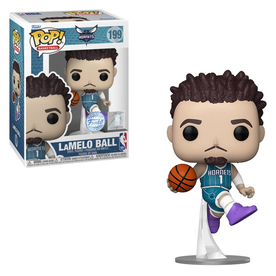 FUNKO POP BASKETBALL NBA: CHARLOTTE HORNETS EXCLUSIVE - LAMELO BALL 199 BRINDE
