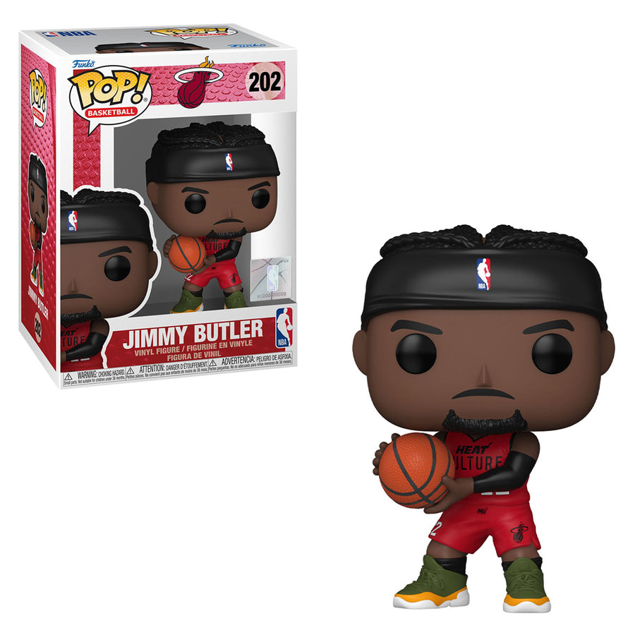 FUNKO POP BASKETBALL NBA: MIAMI HEAT - JIMMY BUTLER 202 BRINDE