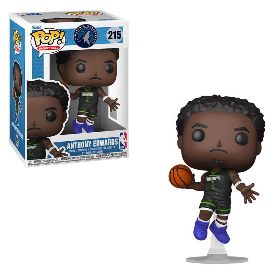 FUNKO POP BASKETBALL NBA: MINNESOTA TIMBERWOLVES - ANTHONY EDWARDS 215 BRINDE