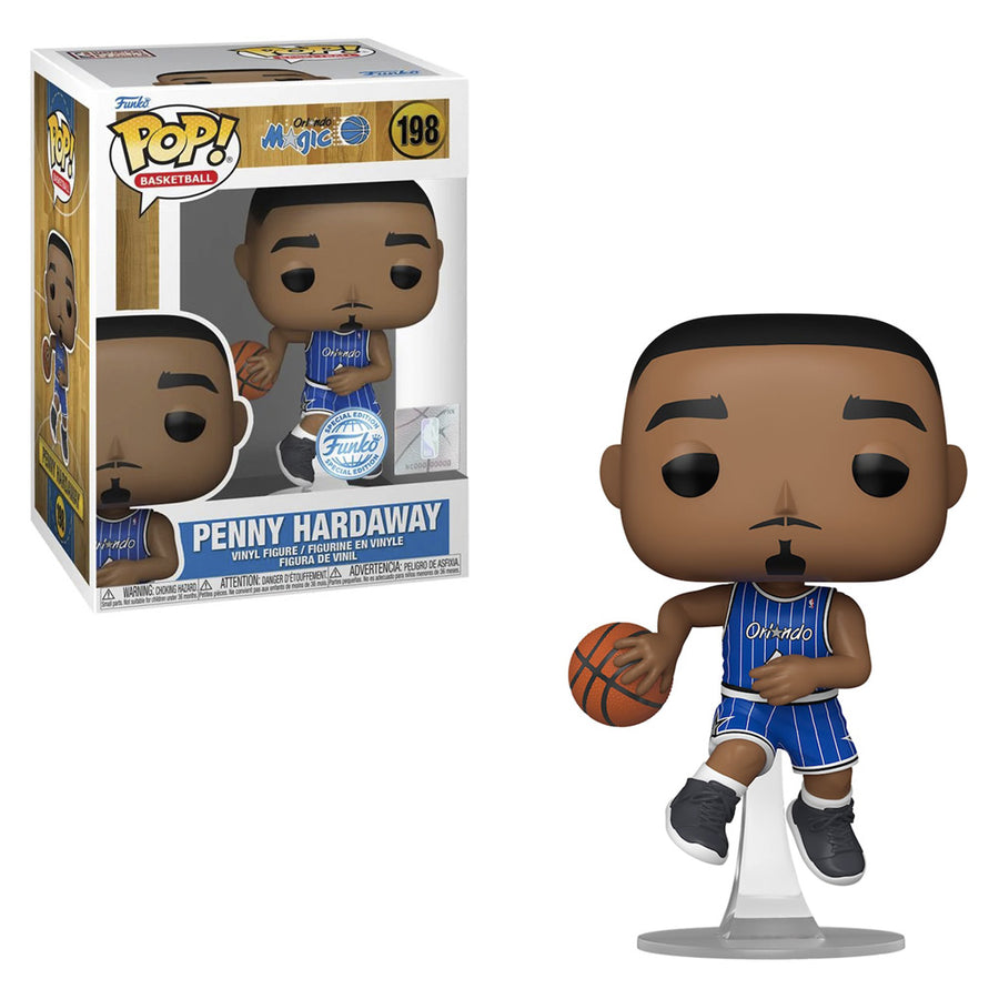 FUNKO POP BASKETBALL NBA: ORLANDO MAGIC EXCLUSIVE - PENNY HARDAWAY 198 BRINDE