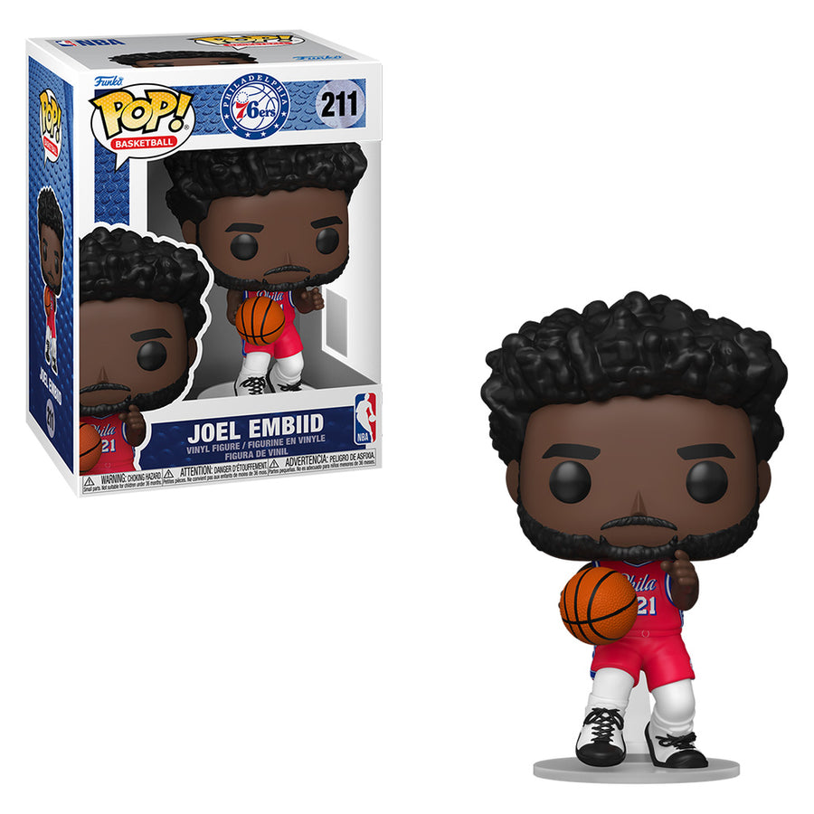 FUNKO POP BASKETBALL NBA: PHILADELPHIA 76ERS - JOEL EMBIID 211 BRINDE