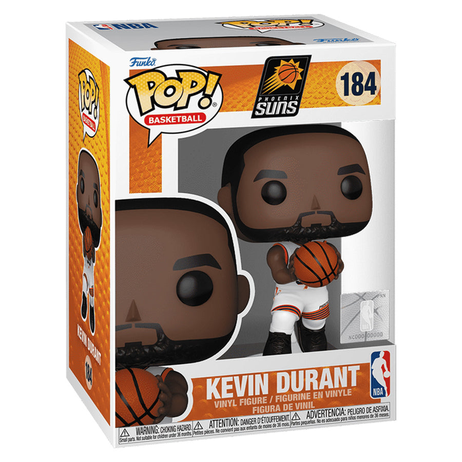 FUNKO POP BASKETBALL NBA: WHITE PHOENIX SUNS JERSEY - KEVIN DURANT 184