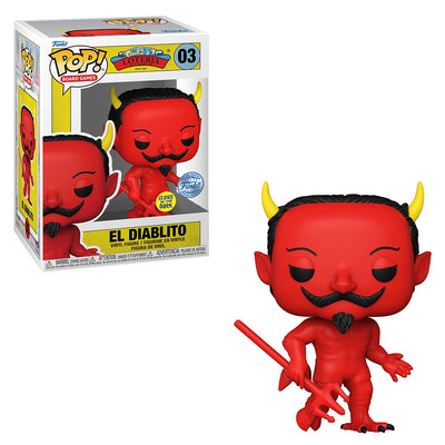 FUNKO POP BOARD GAMES LOTERIA EXCLUSIVE - EL DIABLITO 03 (GLOWS IN THE DARK) BRINDE