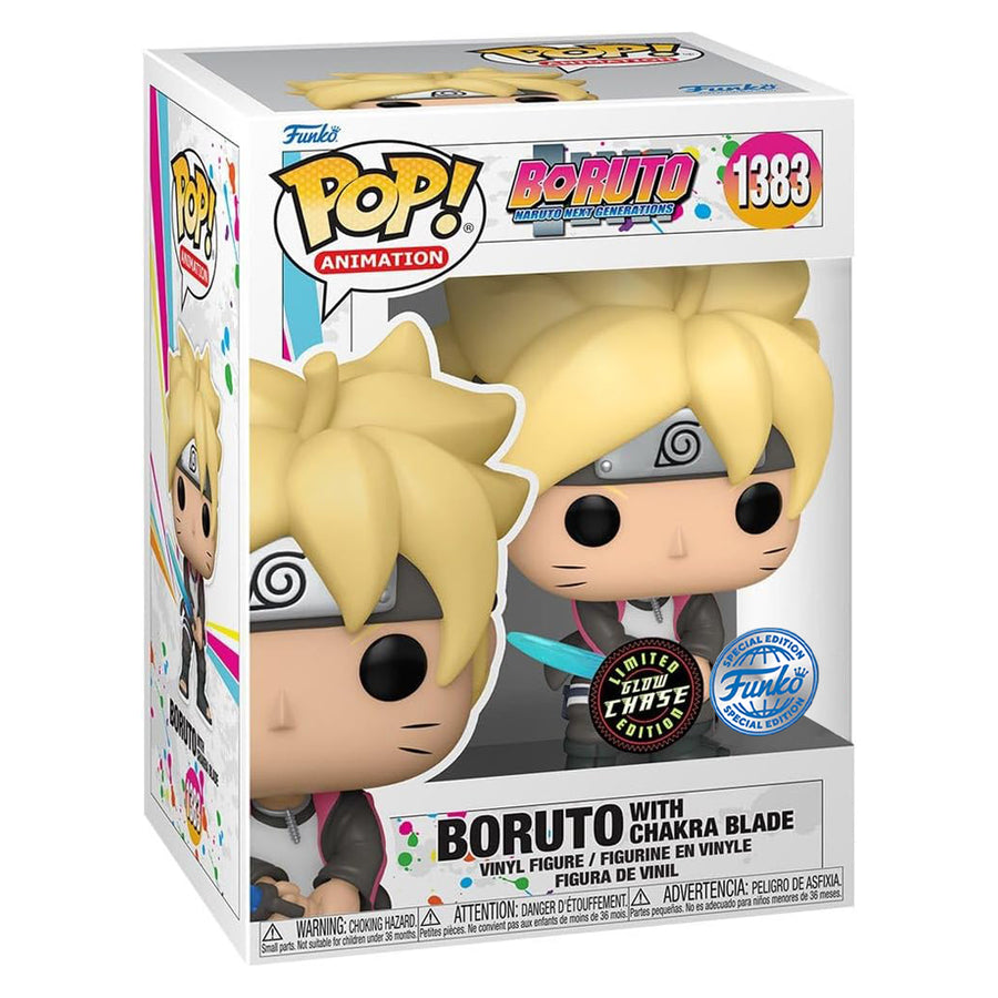 FUNKO POP CHASE ANIMATION BORUTO: NARUTO NEXT GENERATIONS EXCLUSIVE - BORUTO WITH CHAKRA BLADE 1383