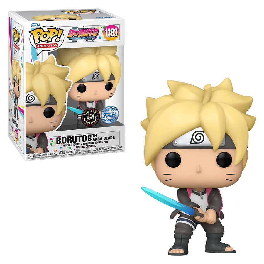 FUNKO POP CHASE ANIMATION BORUTO: NARUTO NEXT GENERATIONS EXCLUSIVE - BORUTO WITH CHAKRA BLADE 1383 BRINDE