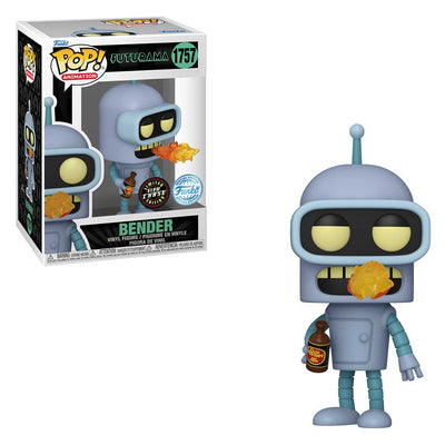FUNKO POP CHASE ANIMATION FUTURAMA - BENDER 1757 (GLOW)