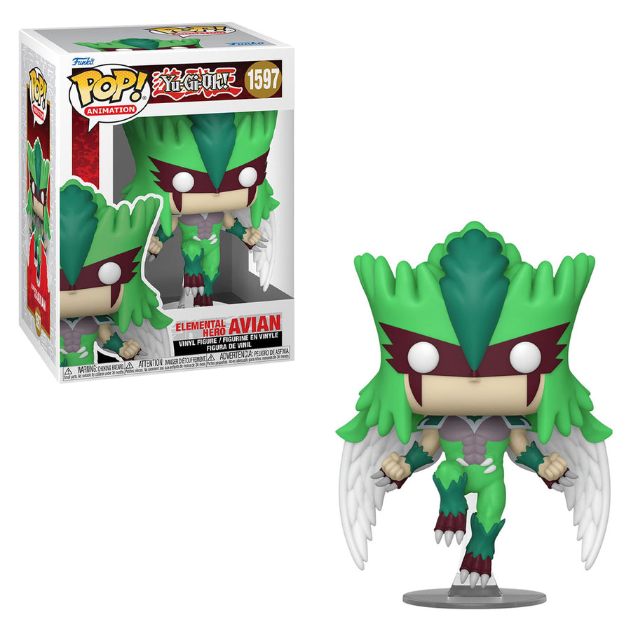 FUNKO POP CHASE ANIMATION YU GI OH - ELEMENTAL HERO: AVIAN 1597 BRINDE