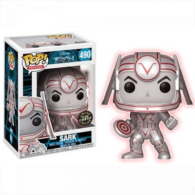 FUNKO POP CHASE DISNEY TRON - SARK 490 GLOWS IN THE DARK