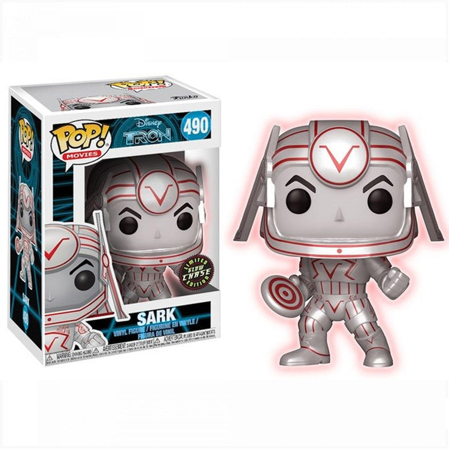 FUNKO POP CHASE DISNEY TRON - SARK 490 GLOWS IN THE DARK BRINDE