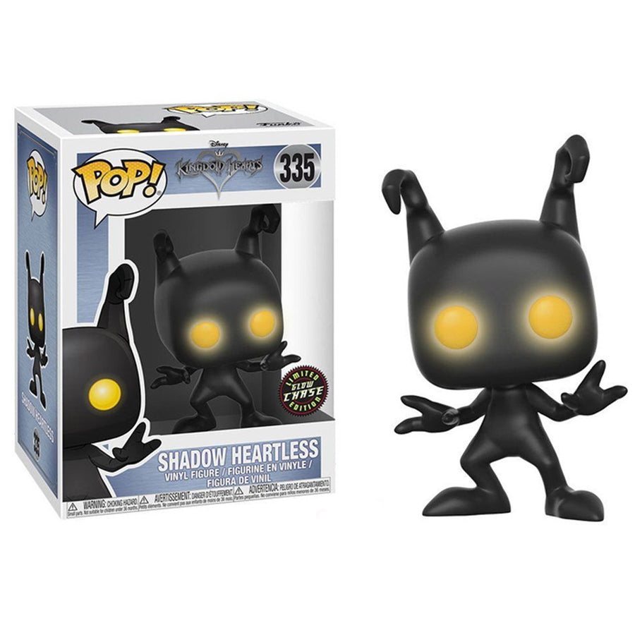 FUNKO POP CHASE GAMES KINGDOM HEARTS - SHADOW HEARTLESS 335 - GLOWS IN THE DARK