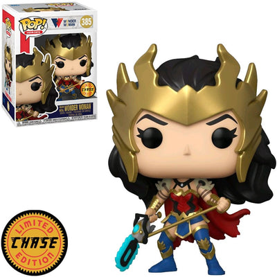 FUNKO POP CHASE HEROES WONDER WOMAN 80 YEARS - WONDER WOMAN (DEATH METAL) 385