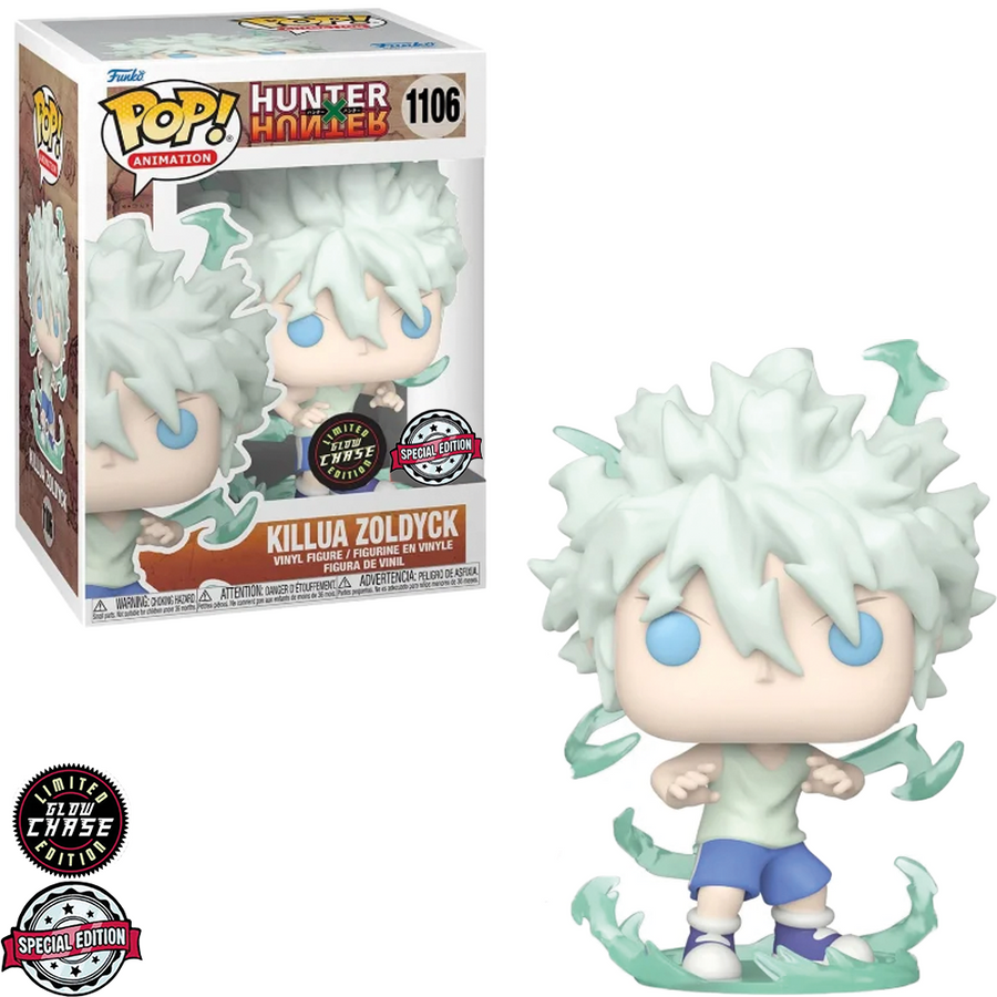 FUNKO POP CHASE HUNTER X HUNTER - KILLUA ZOLDYCK 1106 BRINDE
